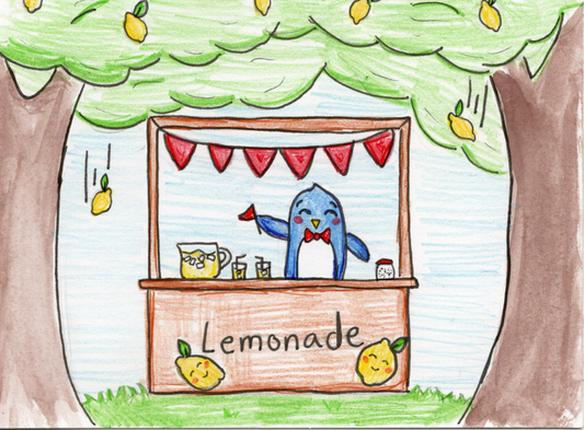 Postcard- Lemonade